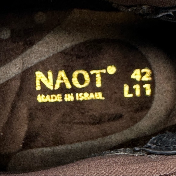 Naot Ruzgar Leather Ankle Chelsea Boots. Size 11 - Picture 9 of 10